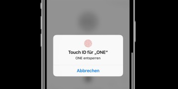 Touch ID für oneGB
